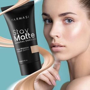 Farmasi Stay Matte Mineral Enriched Foundation - Porcelain NIB
